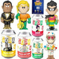 Funko Super Powers DC Figures Activate Aquaman Soda tin Can Robin Teen Titans Bundled