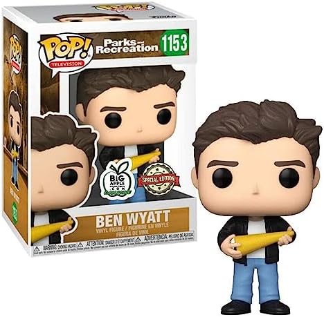 Funko Parks Recreation Pop Ben Wyatt Big Apple 1153 Styles May Vary
