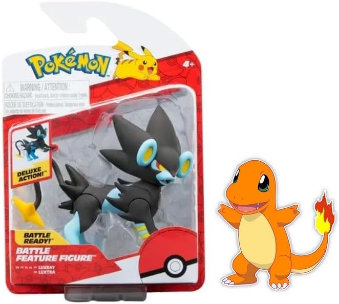 Pokemon Clip n Go Battle Feature Figure Multi-Pack Action Ready Pack Plus Bonus Sticker