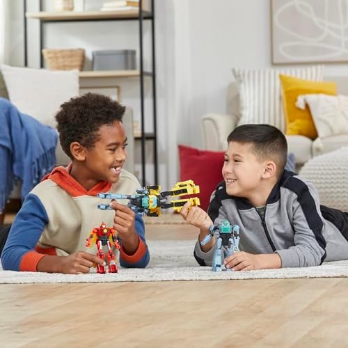 Transformers EarthSpark Cyber-Combiner Terran Twitch and Robby Malto Robot Action Figures