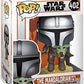 Funko Pop Star Wars The Mandalorian - Mandalorian Flying with The Child 1 PopShield Pop