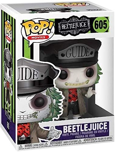 Funko POP Beetlejuice - Beetlejuice with Hat Pop Vinyl Figure Bundled with Compatible Pop