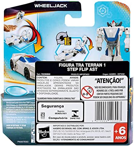 Transformers EarthSpark 1-Step Flip Changer Wheeljack 4-Inch Action Figure Robot for
