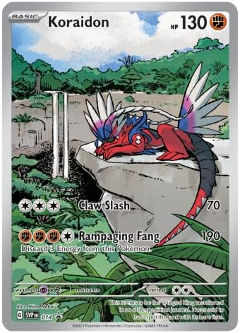 Pokemon TCG Scarlet and Violet Elite Trainer Box - Koraidon Red 1 Full Art Promo Card 9