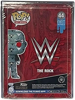 Funko Pop WWE The Rock Art Series in Hard Protector