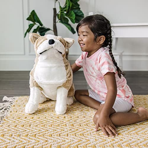 Melissa & Doug Melissa Doug Giant English Bulldog - Lifelike Stuffed Animal nearly 2 feet