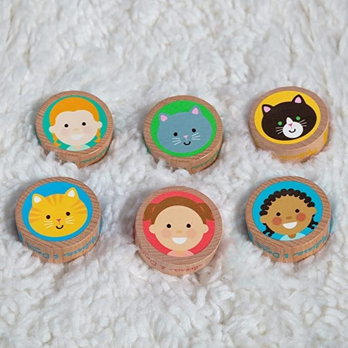 Melissa & Doug Melissa Doug GO Tots Wooden Town House Tumble with 6 Disks - FSC Certified