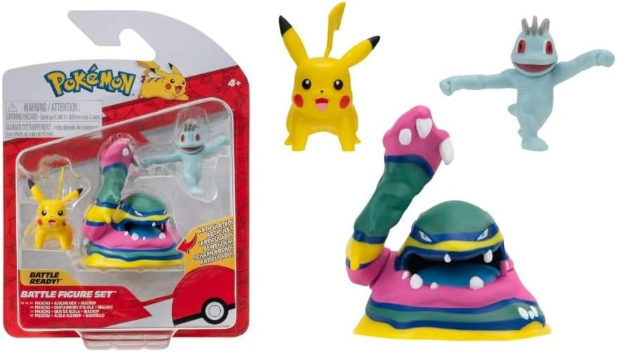 Pokemon Clip n Go Battle Feature Figure Set Multi-Pack Action Ready Pack Plus Bonus