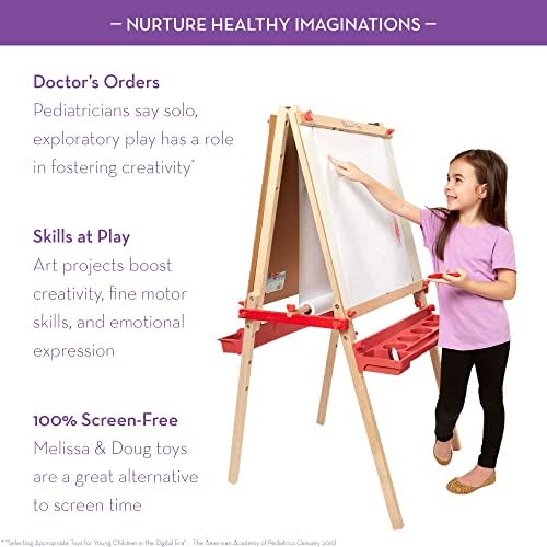 Melissa & Doug Melissa Doug Deluxe Easel Paper Roll Replacement 18 inches x 75 feet - 2