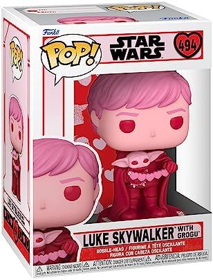 Funko Pop Star Wars Valentines - Luke Skywalker Grogu
