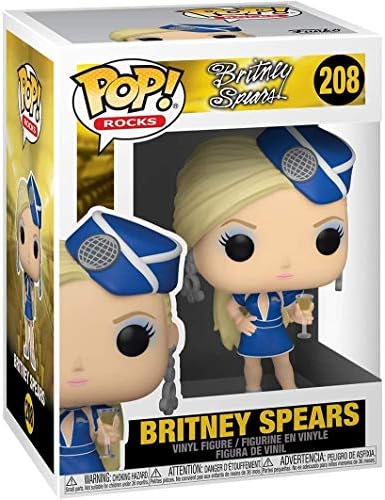 Funko POP Britney Spears - Toxic Stewardess Funko Pop Vinyl Figure Bundled with