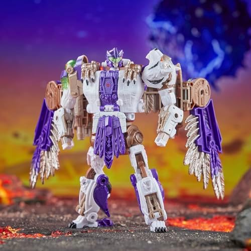 Transformers Legacy United Leader Class Beast Wars Universe Tigerhawk 7.5-inch Converting