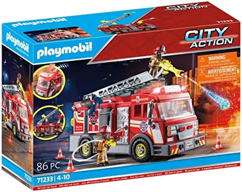 Playmobil Fire Truck with and 2 Figures