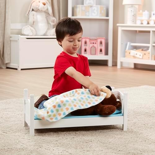 Melissa & Doug Melissa Doug Mine to Love Wooden Play Bed for Doll