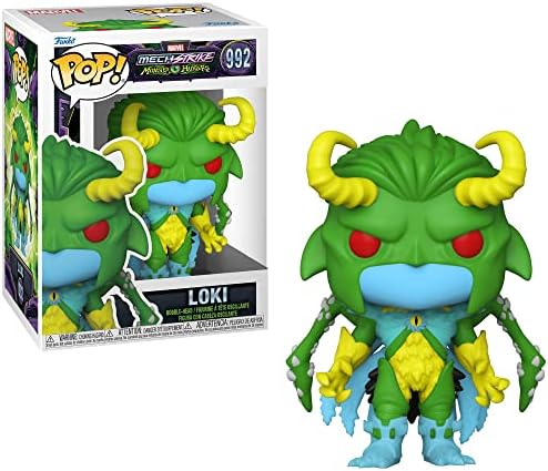 Funko Pop Marvel Mech Strike Monster Hunters Collectors Set - 3 Figure Set Loki Thanos
