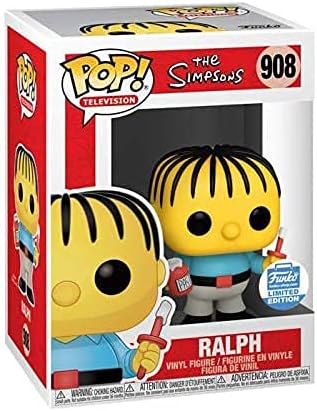 Funko Pop TV The Simpsons Ralph Wiggum Funko Shop Vinyl Figure 908