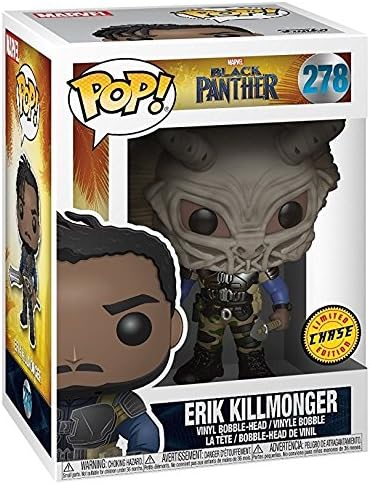 Funko Pop Marvel Black Panther - Masked Erik Killmonger Limited Edition Chase Variant