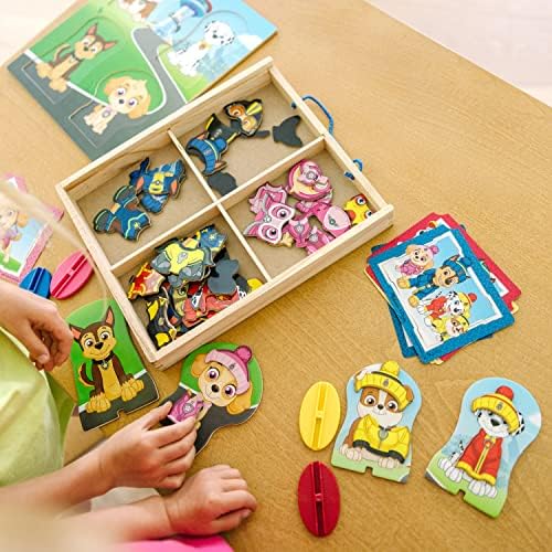 Melissa & Doug Melissa Doug PAW Patrol Wooden Magnetic Pretend Play 64 Pieces