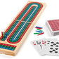 Spin Master Solid Wood Folding Cribbage Set Styles Will Vary 6029672
