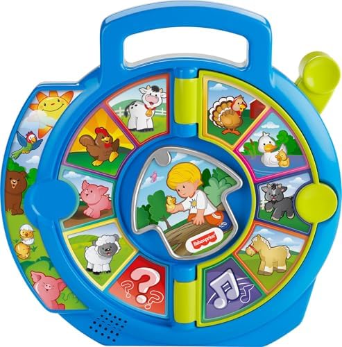 Fisher-Price Little People Toddler Learning Toy World of Animals See 'N Say with Music