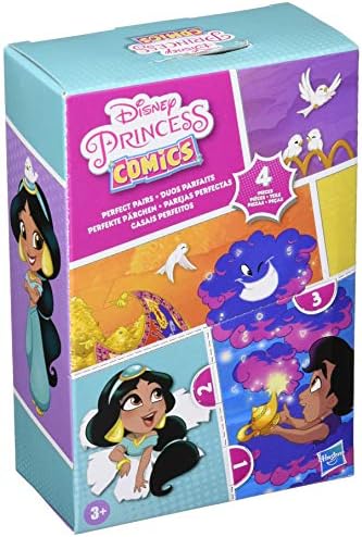 Disney Princess Perfect Pairs Jasmine Fun Aladdin Unboxing Toy with 2 Doll