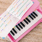 Melissa & Doug Melissa Doug Learn-to-Play Pink Piano With 25 Keys and Color-Coded Songbook