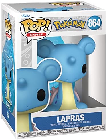 Pokemon - Lapras Pop Vinyl Figure Bundled with Compatible Pop Box Protector Case