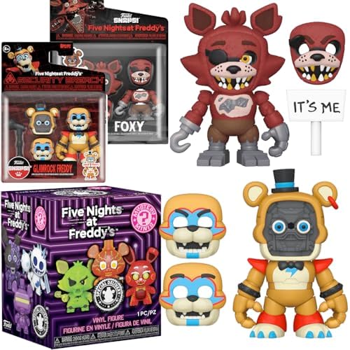 Funko Five Nights at Freddy's Terror Pack Bitty Pop Foxy Freddy minis Blind Box 4 Items