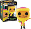 Funko Pop Santa Jack Skellington Blacklight 72 Protector and Box Include