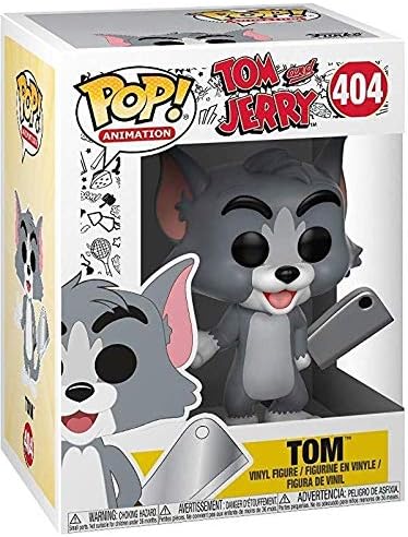 Funko Tom and Jerry - Tom Pop Vinyl Figure Bundled with Compatible Pop Box Protector Case