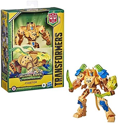 Transformers Bumblebee Cyberverse Adventures Deluxe Class Cheetor Action Figure Saber