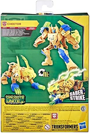 Transformers Bumblebee Cyberverse Adventures Deluxe Class Cheetor Action Figure Saber