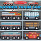 Melissa & Doug Melissa Doug Wooden Train Cars Set