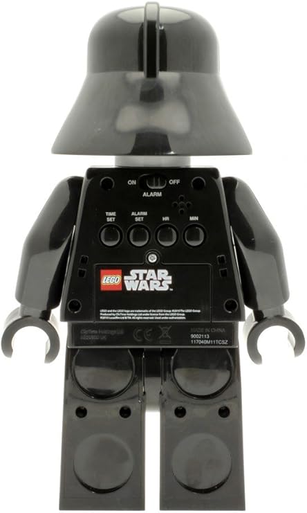 LEGO Star Wars  Darth Vader Kids Minifigure Light Up Alarm Clock