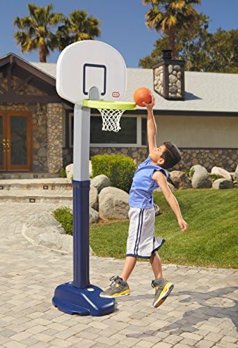 Little Tikes Adjust and Jam Pro Basketball Set Blue