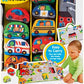 Melissa & Doug Melissa Doug Take-Along Town Play Mat 19.25 x 14.25 inches With 9 Soft Vehicle