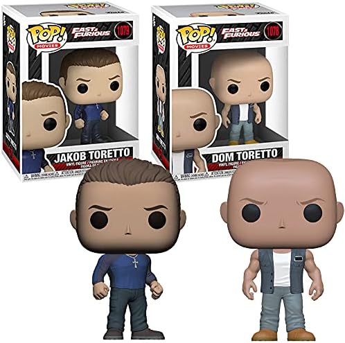 Funko Pop Fast and Furious 9 Set of 2 Dominic and Jakob Toretto
