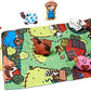 Melissa & Doug Melissa Doug Take-Along Farm Baby and Toddler Play Mat 19.25 x 14.5 inches