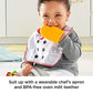 Fisher-Price Cutest Chef Gift Set 4 cooking-themed baby toys with wearable bib and
