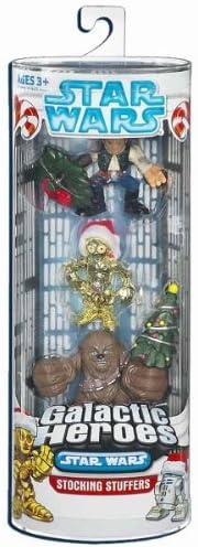 Han Solo, Chewbacca, and C-3PO Stocking Stuffers Star Wars Galactic Heroes [Toy]