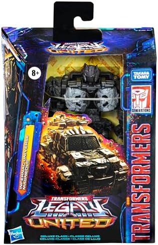 Transformers Legacy United Deluxe Class Infernac Universe Magneous 5.5-Inch Converting