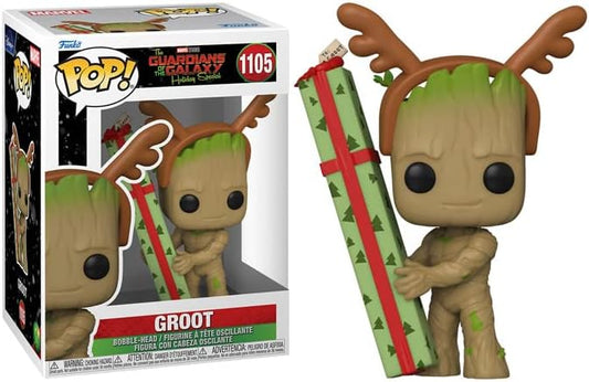 Funko POP Marvel Holiday Guardians of The Galaxy - Groot Funko Vinyl Figure Bundled with