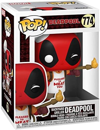 Funko Backyard Griller Deadpool Pop 774 Pop Marvel Deadpool Vinyl Figure Bundled with