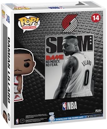 Funko POP NBA Cover SLAM - Damian Lillard - Collectable Vinyl Figure
