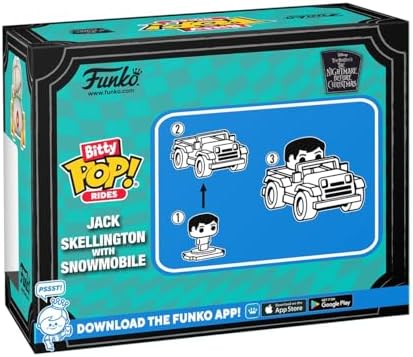 Funko Pop Bitty Ride The Nightmare Before Christmas - Jack with Snowmobile
