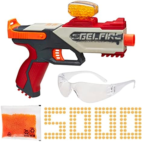 Nerf Pro Gelfire Legion Spring Action Blaster 5000 Rounds 130 Hopper Protective Eyewear