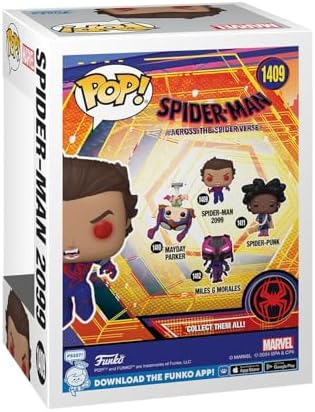 Funko POP Marvel Spider-Man Across The Spider-Verse - Spider-Man 2099 - Unmasked - Collectable Vinyl Figure