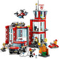 LEGO City Fire Station 60215 Fire Rescue Tower Building Set with Emergency Vehicle Toys; (509 Pieces)