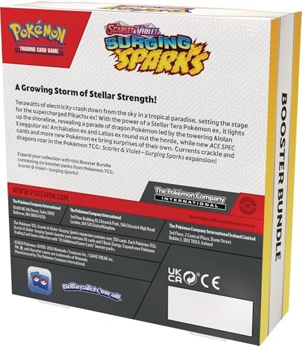 Pokemon TCG Scarlet Violet - Surging Sparks Booster Bundle