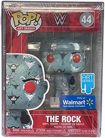 Funko Pop WWE The Rock Art Series in Hard Protector